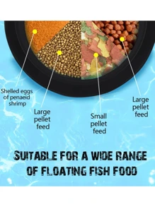 2pcs Fish Feeding Rings, Floating Fish Food Feeder Dish, Blue Round Shape With Suction Cup, Easy To Install In Aquarium, Suitable For Betta, Goldfish, Etc. - Multicolor - View 6