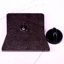 1PC Record It Or It Won't Happen Badges Funny Meme Pins - Black - View 4