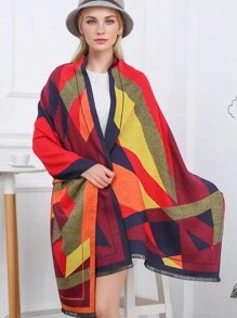 FADZOYLE 1 Chiếc Khăn Quàng Cổ Nữ 185*65CM Khăn Choàng Cashmere Màu Dài Khăn Choàng Tua Rua In Hoa Văn Giữ Ấm Mềm Mượt Len Thời Trang Khăn Choàng Lớn Và Khăn Quấn Cho Mùa Thu Đông Cuộc Sống Hàng Ngày Váy Dạ Hội Văn Phòng Du Lịch Đám Cưới Và Quà Tặng Mùa Đông - khăn quàng cổ - Xem 9
