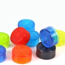 2 piezas Tapas para interruptores de efecto de guitarra, tapas de uñas de pie para pedales, tapa protectora