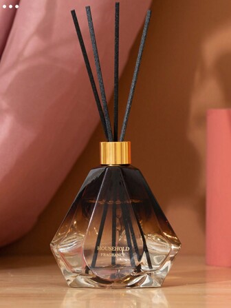 1 set de diffuseur en rotin à l'aspect de cristaux dégradés, rafraîchisseur d'air longue durée, désodorisant et répulsif anti-moustiques (sans feu requis), aromathérapie, rafraîchisseur de maison, diffuseur, cadeau, décoration d'intérieur