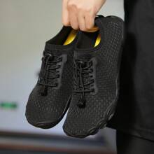 Giày đi nước Unisex dành cho các cặp đôi, thích hợp cho bãi biển, công viên giải trí dưới nước, theo dõi suối, bơi lội, mềm mại, chống trượt, chống cắt, thân thiện với da Giày bơi, giày đi chân trần - màu đen - Xem 18