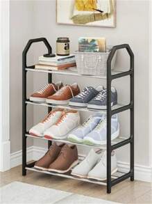 SHOE RACK 5 Tiers Multipurpose 10 Pairs Portable Shoe Organizer GALERIADDD New Good Quality From 2025 - BLACK - View 3