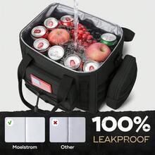 Maelstrom Tactical Lunch Box, Insulated Lunch Bag For Men, Large Durable Leakproof Cooler Bag With Detachable MOLLE Bags, Modern Lunch Tote For Adult Women Work,Picnic,14 L - Black - View 2