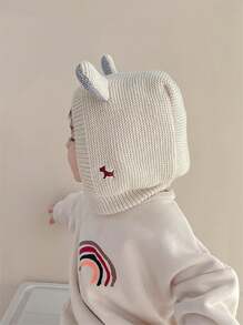 Baby Hats 1-3 Years Boys Girls Cute Ears Bonnet Winter Warm Thicken Caps Children's Earflap Hat Kids Winter Beanies Cap - Hedging Cap - View 4