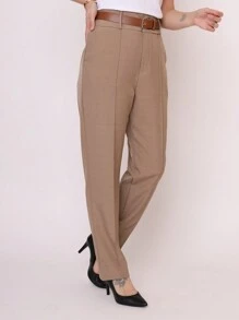 TWILL Social Basic Womenswear Tailoring Pants COD 102 - 卡其色 - 查看 3