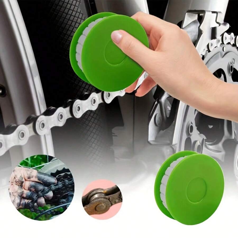 1pc Bicycle Chain Lubricator, Chain Oiling Bottle With Roller For Chain Maintenance And Lubrication - Multicolor - View 1