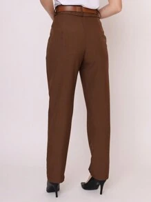 TWILL Social Basic Womenswear Tailoring Pants COD 102 - 咖啡棕 - 查看 4