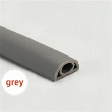 3mX2cm Floor Cable Cover PVC Cord Protector Self-Adhesive Power Cable Protector Extension Electric Wire Duct Slot Cable Manage