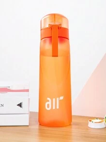 1pc Flavored Water Bottle, Bottle Starter Set, Drinking Bottle With One Random Flavoured Pods Suitable For Gyms, Schools, Flavored Water Bottle, For Outdoor, Camping