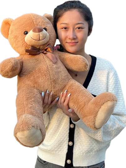 Lee's Brothers 毛绒兔子和泰迪熊玩具，柔软毛皮，适合装饰、节日礼物、赠品