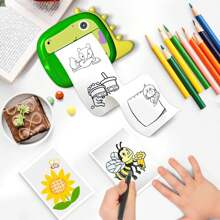 10 Rolls Camera Paper Roll, Thermal Photo Papers, Thermal Printing Paper, Clear Printing, Easy Replacement, Used For Thermal Print Camera, Instant Print Camera - White - View 6