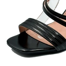 Women Platforms & Wedge Sandals - Black - View 3