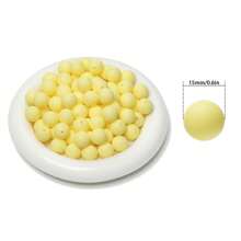 42Pcs Silicone Beads 15MM Round Bead For Jewelry Making To Make Bracelets DIY Keychain Necklace Jewelry Accessories And Round Silicone Beads For Pens