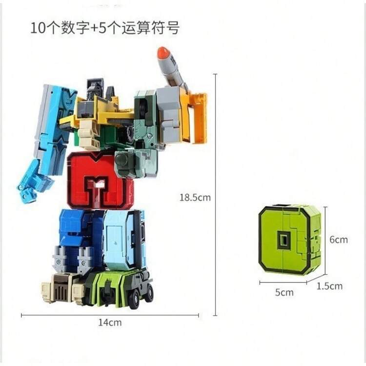 Children's Toys Robot Numbers 0-9 Digital Robot - 3 - 查看 3