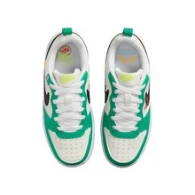 Nike Court Borough 低頰運動鞋，時尚且輕便的女性休閒運動鞋，白色鞋帶厚底鞋HF5750-101