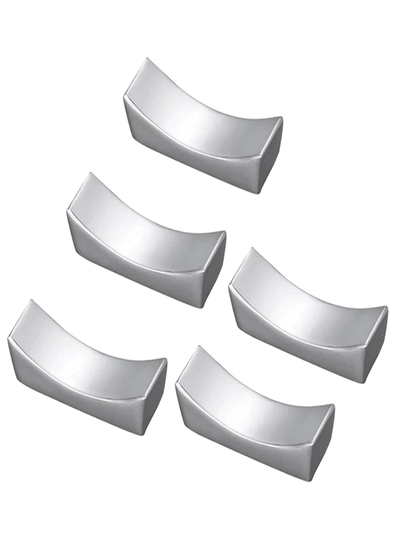 5 件装 304 不锈钢筷子架、勺子架和叉子架圣诞礼物 - 銀色 - 查看 1