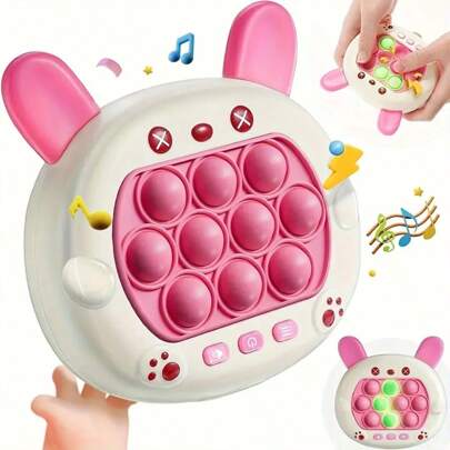 Trò chơi đẩy nhanh Fidget Đồ chơi Pro dành cho trẻ em Người lớn, Trò chơi cầm tay Máy trò chơi giải đố nhanh, Đồ chơi đẩy bong bóng căng thẳng, Đồ dùng hỗ trợ bữa tiệc