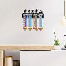 1pc Football/Running Medal Hanger Display Rack For Wall Home Badge Competition Gymnastics Swimming Medal Winning Storage Hook - Multicolor - View 8
