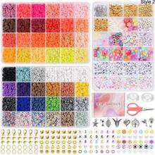 4800pcs Polymer Clay Beads Bracelet Making Kit With 48 Colors, Including DIY Pendants, For Craft Gifts And DIY Jewelry Making - Polymer Clay - View 3