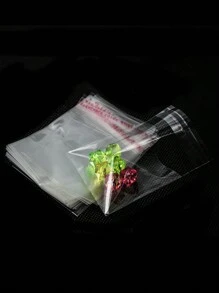 beadia 100 Chiếc/Mẻ Túi Trong Suốt Tự Dán Kín Túi Giấy Nhựa OPP Túi Quà Tặng Và Túi Nhỏ Túi Đóng Gói Trang Sức - Trong sáng - Xem 6