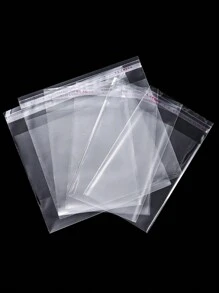 beadia 100 Chiếc/Mẻ Túi Trong Suốt Tự Dán Kín Túi Giấy Nhựa OPP Túi Quà Tặng Và Túi Nhỏ Túi Đóng Gói Trang Sức - Trong sáng - Xem 3