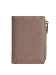 BATSIOE New Fashion Women's Ultra Thin Short Wallet, Toothpick/Litchi Embossed Lining, Super Durable Zipper Coin Pouch & Card Holder