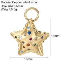 1pc Cute Multi Pattern Charms Including Evil Eye, Heart, Butterfly, Sun, Moon, Leopard Print, Lightning Bolt For DIY Jewelry Making Such As Necklaces, Bracelets, Earrings, Keychains Valentines