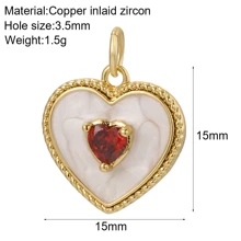 1pc Cute Multi Pattern Charms Including Evil Eye, Heart, Butterfly, Sun, Moon, Leopard Print, Lightning Bolt For DIY Jewelry Making Such As Necklaces, Bracelets, Earrings, Keychains Valentines