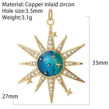 1pc Cute Multi Pattern Charms Including Evil Eye, Heart, Butterfly, Sun, Moon, Leopard Print, Lightning Bolt For DIY Jewelry Making Such As Necklaces, Bracelets, Earrings, Keychains Valentines