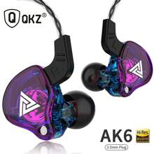 QKZ Original QKZ AK6 Pro EDX Pro 1DD Dynamic Earphones HIFI Bass Earbuds In Ear Monitor With Microphone 3.5mm Sport Noise-Proof Stereo Headset ZST X Dual Drive