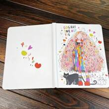 A5 Hardcover Waterproof Notebook, Thick Paper Journal - Multicolor - View 3