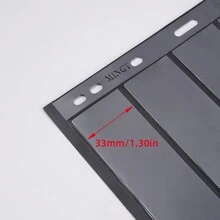 10pcs Standard Stamp Album Sheets, Double-Sided Black Pages With 7 Rows, Large Capacity Stamp Collection Album For Philately Enthusiasts Gifts Birthday Graduation