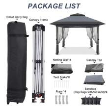 12'x12' Softtop Gazebo, Outdoor Pop Up Gazebo With Mosquito Netting, Party Tent & Shelter With Double Roofs For Gardens, Patios, Lawns