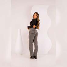 Graphite Wide Leg Pants - 黑色 - 查看 2