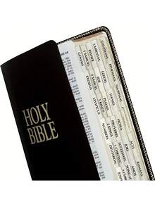 80 Bible Tags, Sticky Index Tags, 80 Tags, Bible Index Tags, Old And New Testaments (Includes 64 Books And Blank Tags) Self-Editable Written Tags, Bible Book Tags, - Multicolor - View 4