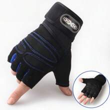 1 đôi Găng tay đi xe đạp thể thao cụt ngón thoáng khí, Găng tay xe đạp ngoài trời - nửa ngón tay bảo vệ cổ tay - Xem 10