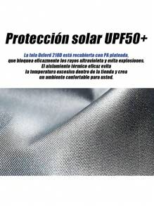 Carpa de campamento para 2 - 3 personas, carpa de campamento familiar impermeable, doble capa resistente a los rayos ultravioleta, 2 ventanas, 2 tiendas de campaña familiares inmediatas para acampar y caminar - Blanco - Ver 8