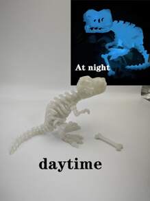 Réplica del esqueleto de Tiranosaurio Rex impreso en 3D - Decoración de dinosaurio impresa en 3D, ideal para escritorio y exhibición de oficina, regalo perfecto para adolescentes y adultos