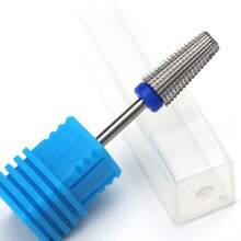 1 o 5 pezzi/set di punte per trapano elettrico in carburo di tungsteno - gambo da 3/32 pollici, accessori per manicure e pedicure con trapano elettrico, set di 5 in 1 per rimozione di acrilico e gel duro - ideale per la limatura delle unghie elettrica - Multicolore - Visualizzare 7