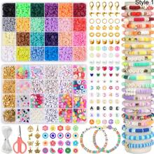 4800pcs Polymer Clay Beads Bracelet Making Kit With 48 Colors, Including DIY Pendants, For Craft Gifts And DIY Jewelry Making - Polymer Clay - View 14