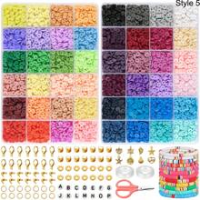 4800pcs Polymer Clay Beads Bracelet Making Kit With 48 Colors, Including DIY Pendants, For Craft Gifts And DIY Jewelry Making - Polymer Clay - View 15