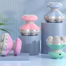 Mini Handheld Massage Gun Deep Tissue Electric Muscle Percussion Device Massage Machine For Travel Home Daily Relax-USB Power Cord - Baby Blue - View 3