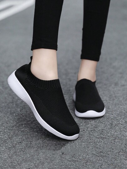 1 Paar atmungsaktive Mesh Lässig Sport Schuhe mit MD Laufsohle, leicht und für den Außenbereich