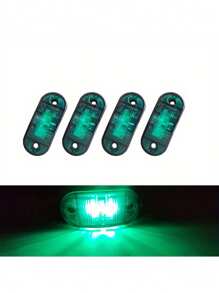 4pcs Truck LED Side Marker Lights 2LED Turn Signal Lights Yellow Blue White Green Red Car Warning Lights Tail Lights ﻿ - 4pcs - View 17