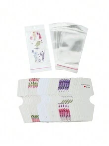 1Set Paper Jewelry Display Cards, For Hanging Earring Bracelet Necklace Display - 13#36sets - View 3