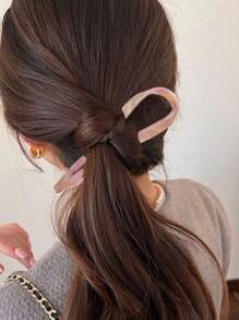 1pc Gradient Color Acetate U Shaped Hairpin, Suitable For Sweet And Elegant Campus Wear, Parties, Dances, And Daily Outings Hair Combs Combs For Hair Side Comb