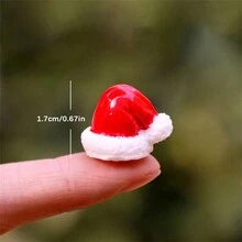 1pc Người tuyết Giáng sinh thu nhỏ Cảnh tuyết Trang trí, Trang trí phòng Ông già Noel bằng nhựa, Giáng sinh - Nhiều màu - Xem 48