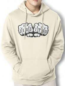 Jiu Jitsu Soco Coat Sweatshirt Kangaroo Blouse IZPJ1 - 米色 - 查看 1