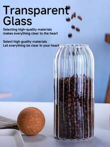 Home Kitchen Appliances Accessories Gadgets Tools Christmas Kitchen Stuff Cooking Christmas - Ball Striped Glass Jar - View 3